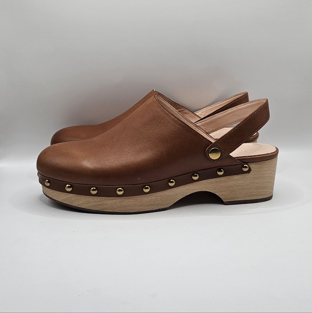 J. Crew Convertible leather clogs